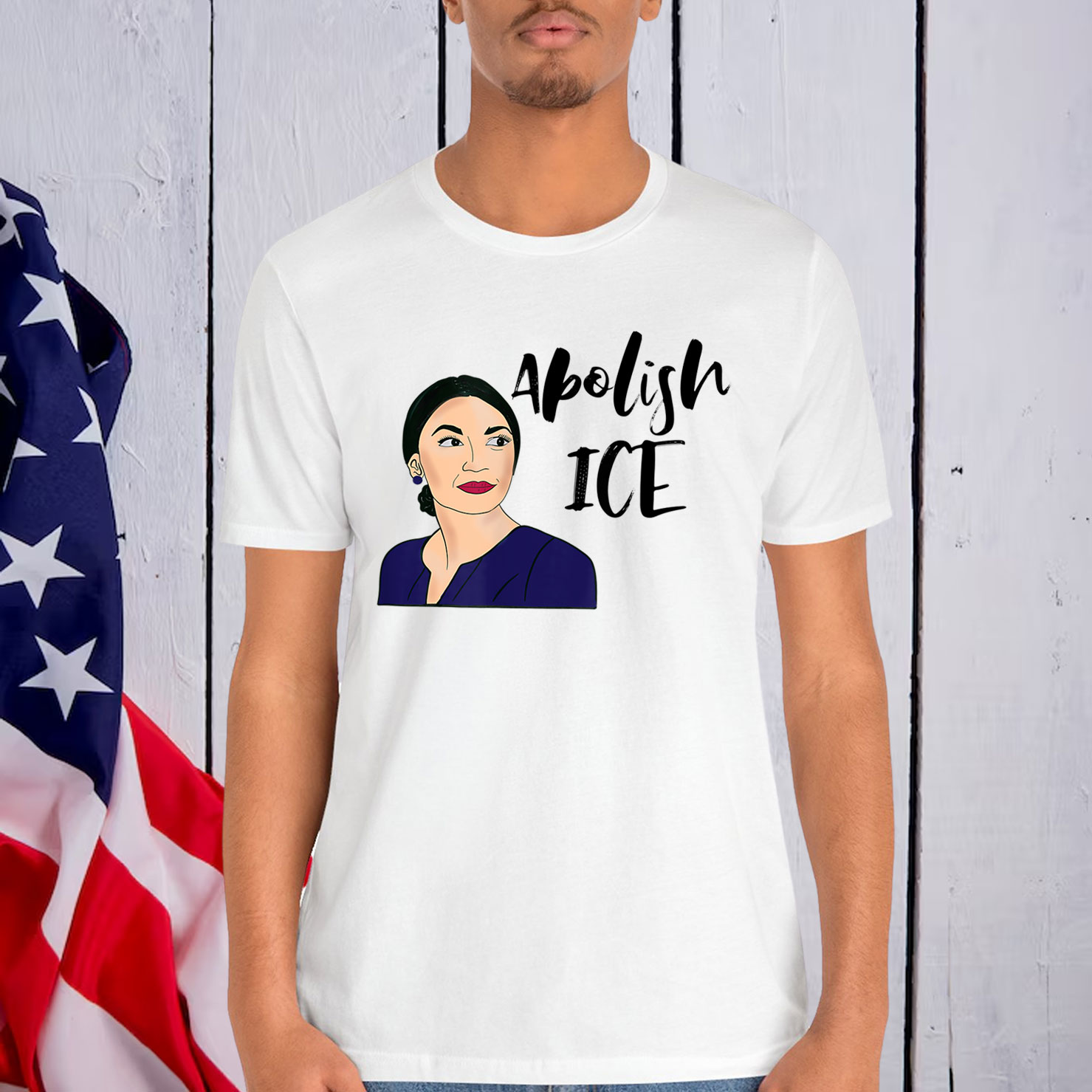 AOC Alexandria Ocasio Cortez Congress Abolish ICE T-Shirt