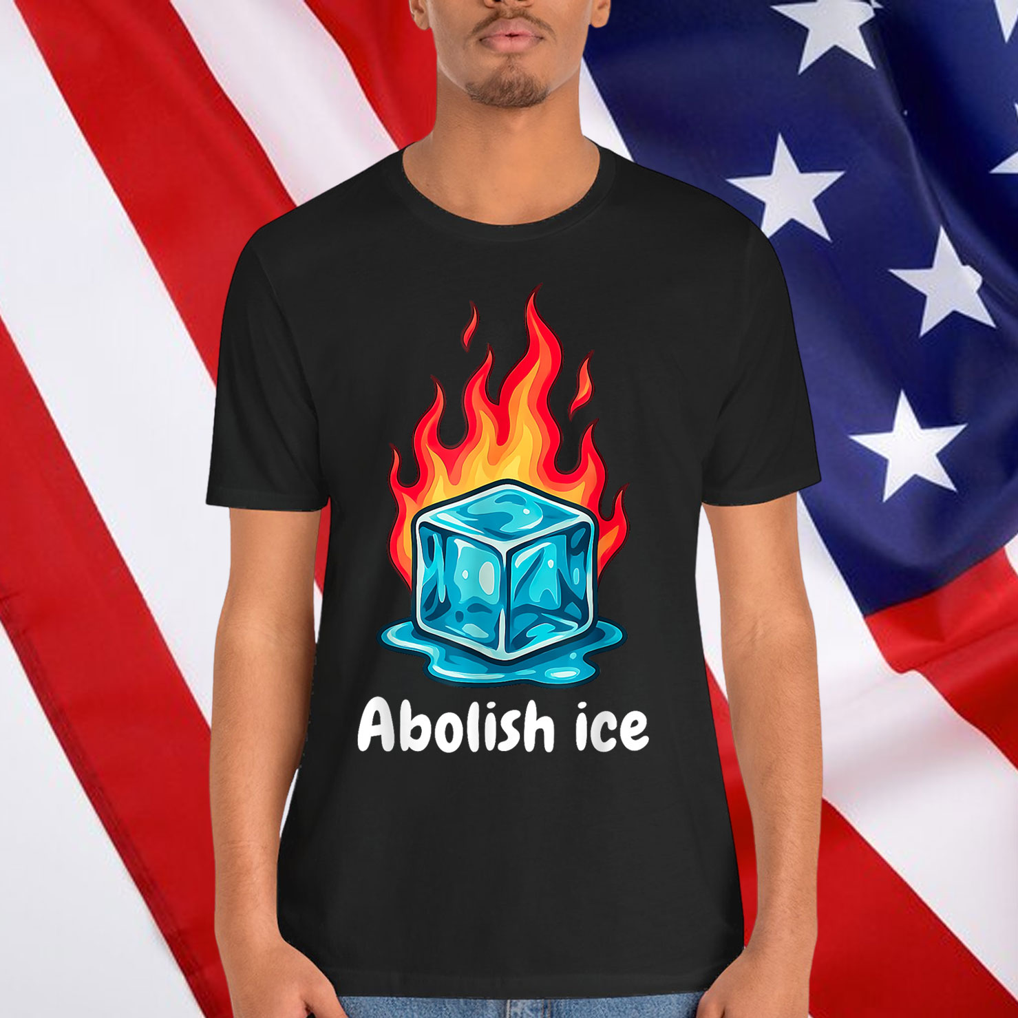 Abolish ICE Retro Anti ICE T-Shirt