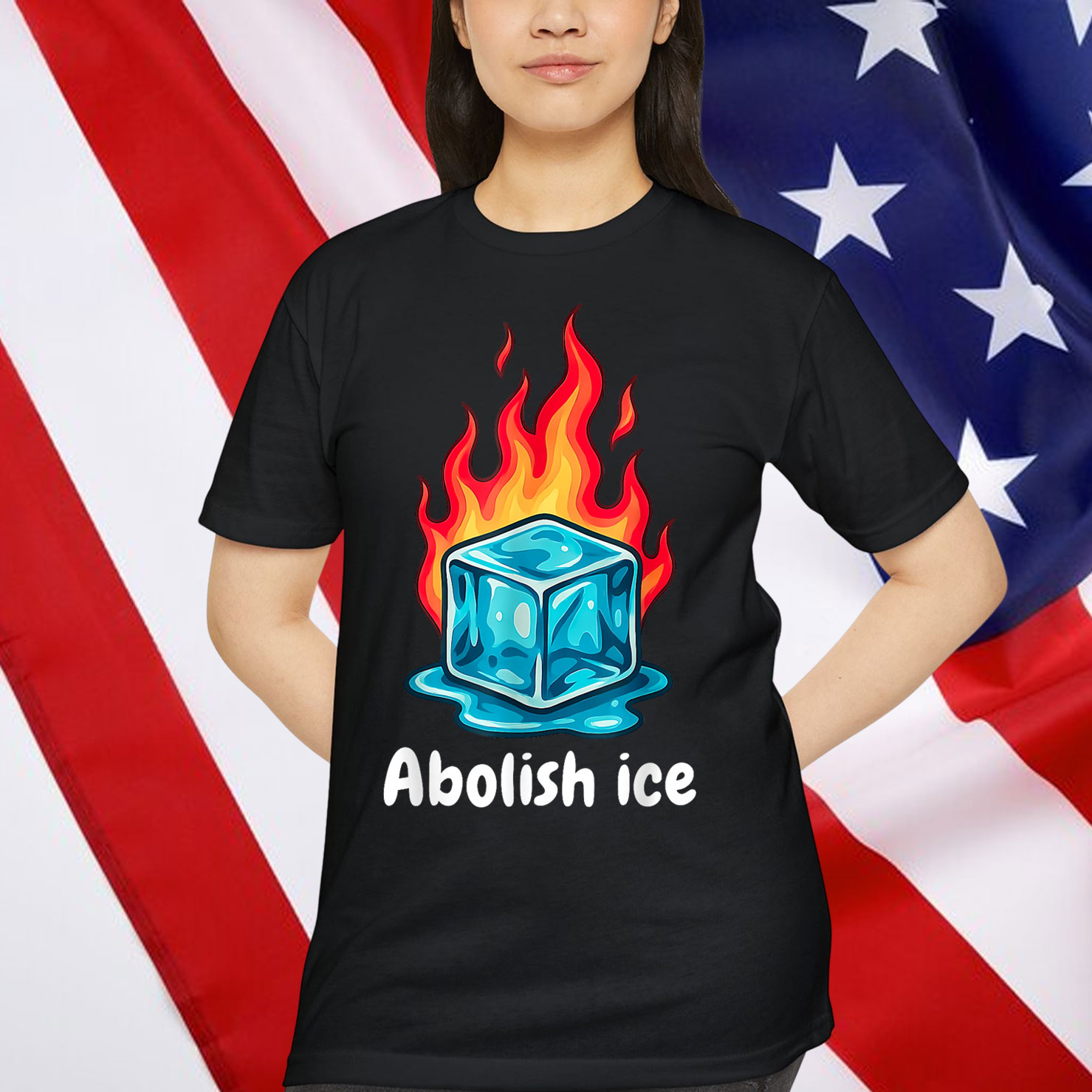 Abolish ICE Retro Anti ICE T-Shirt