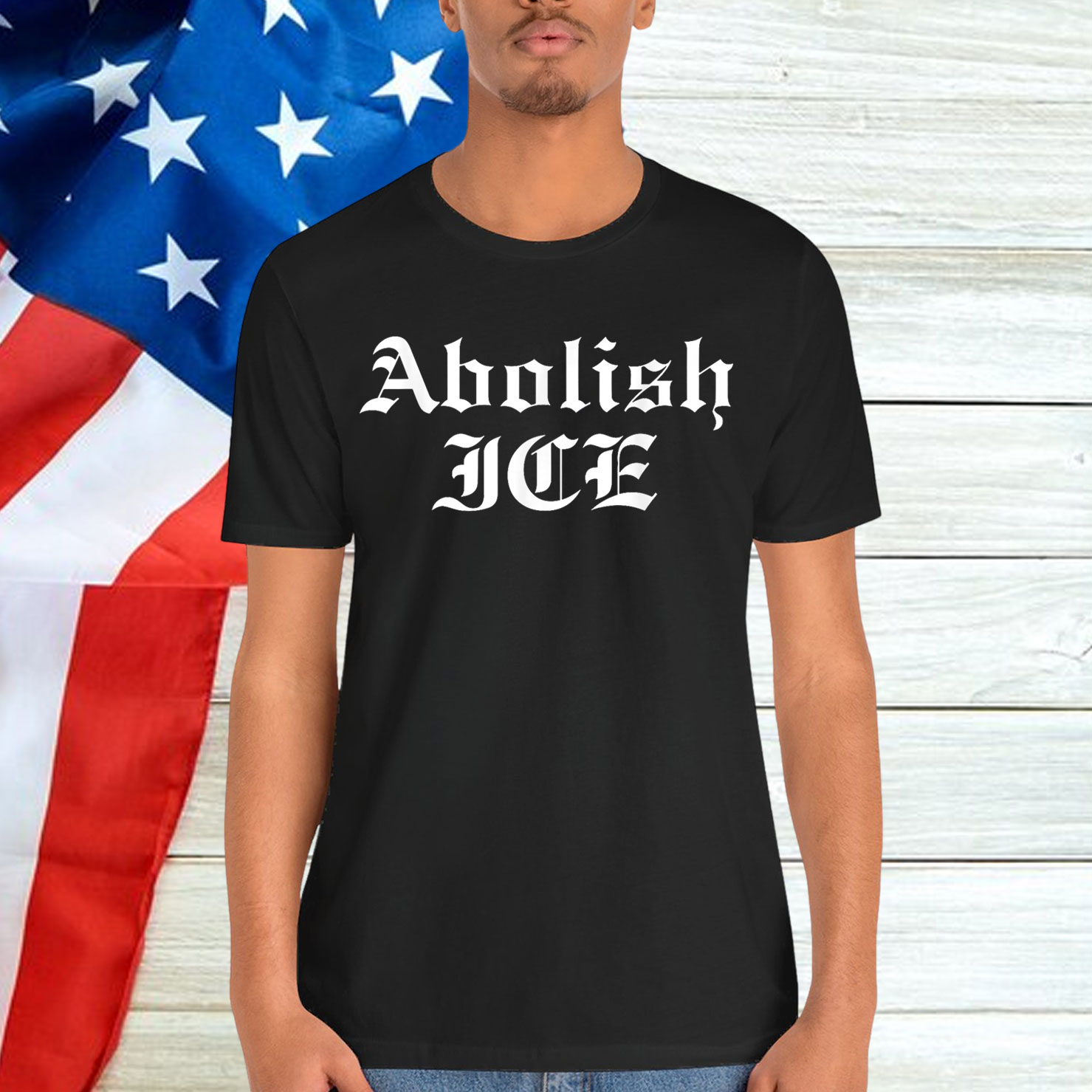 Abolish ICE Retro Anti T-Shirt