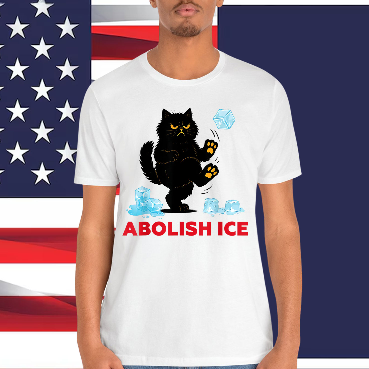 Abolish ICE Retro Anti T-Shirt