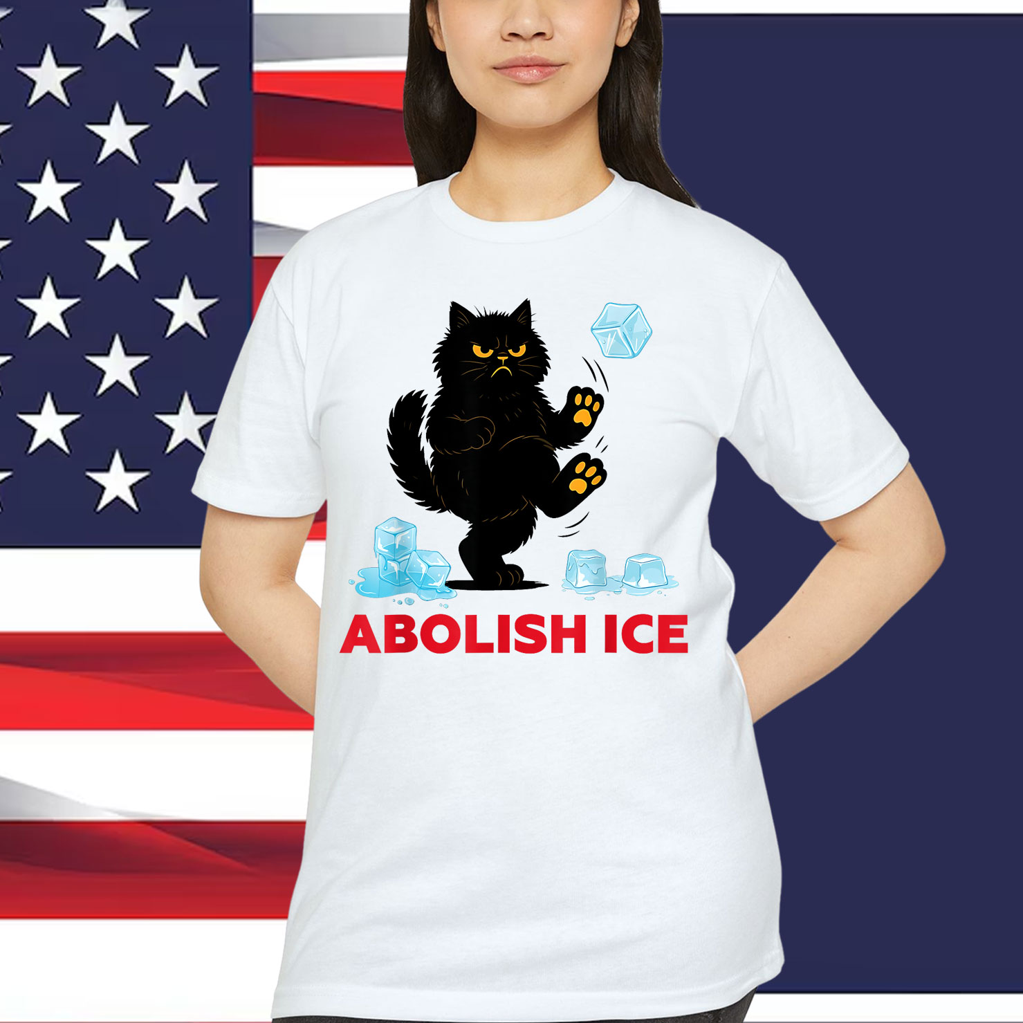 Abolish ICE Retro Anti T-Shirt