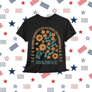 Abolish ICE Retro Protest Resist Support T-Shirt