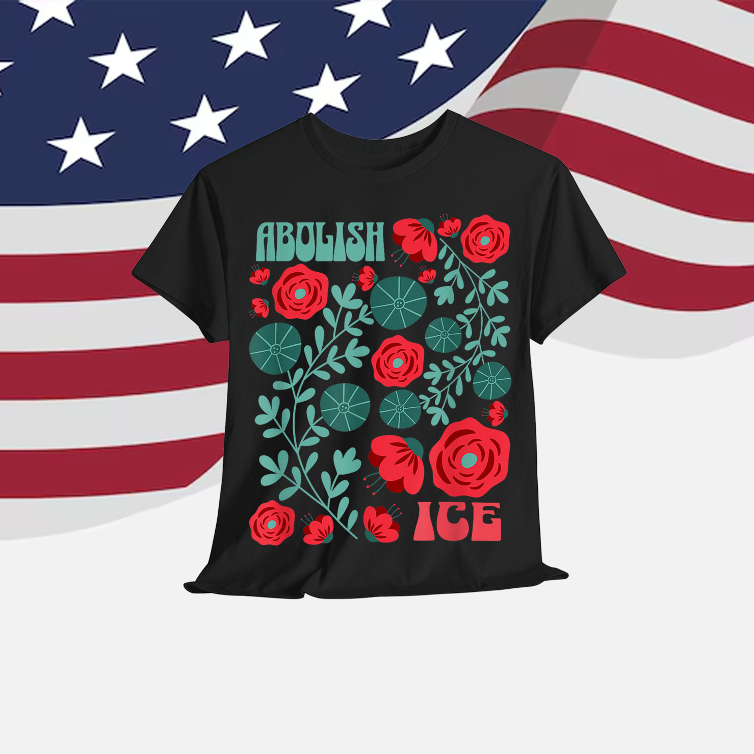 Abolish ICE Subtle Protest Resist T-Shirt