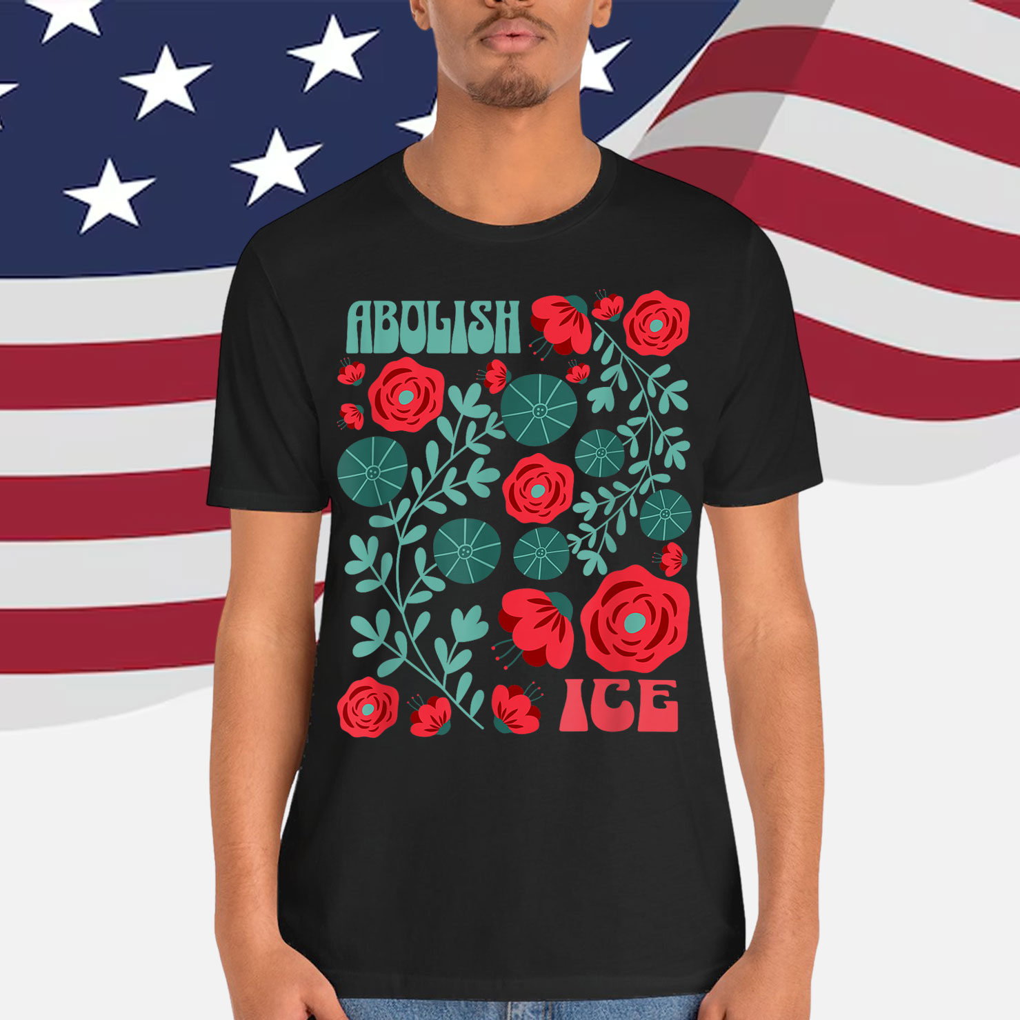 Abolish ICE Subtle Protest Resist T-Shirt