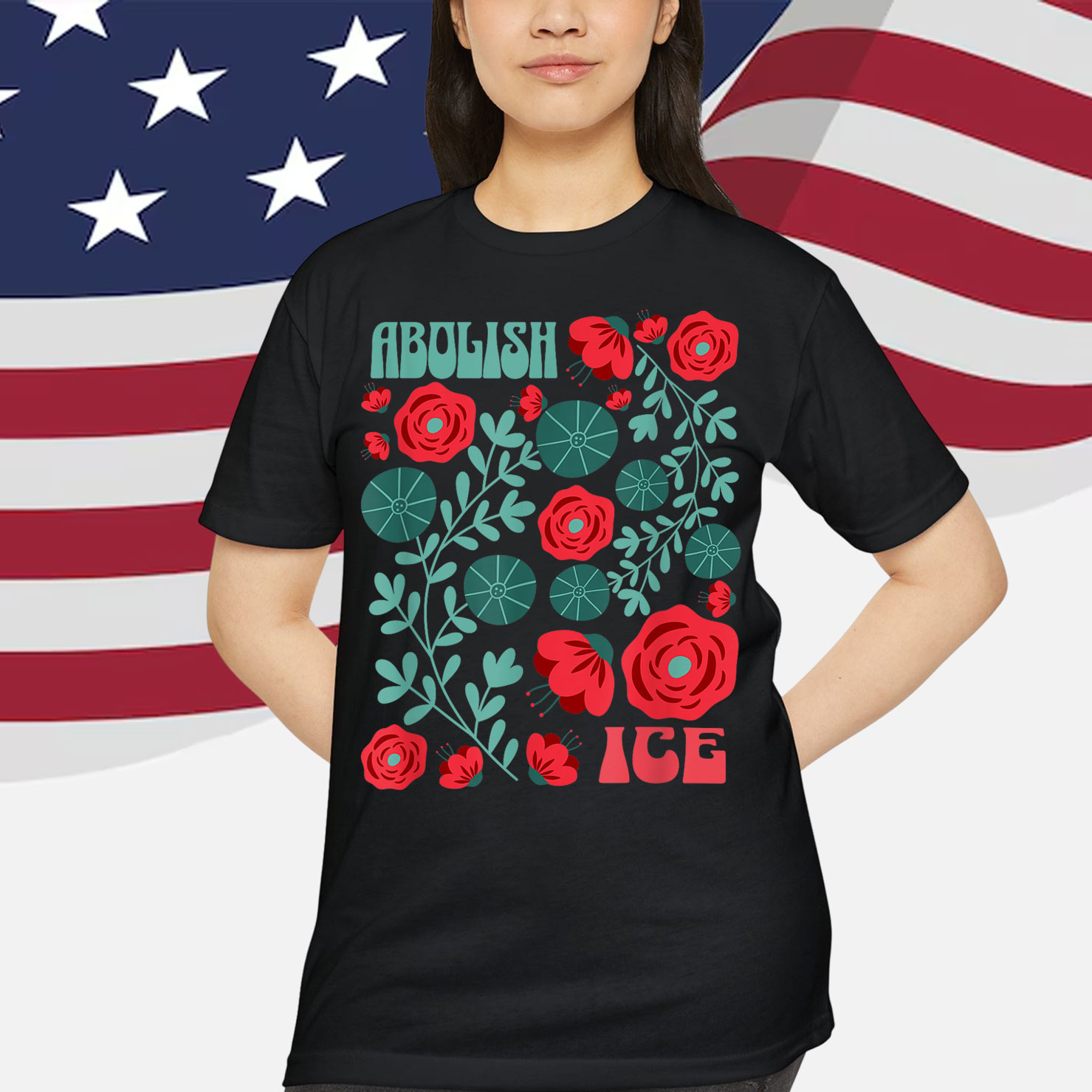 Abolish ICE Subtle Protest Resist T-Shirt