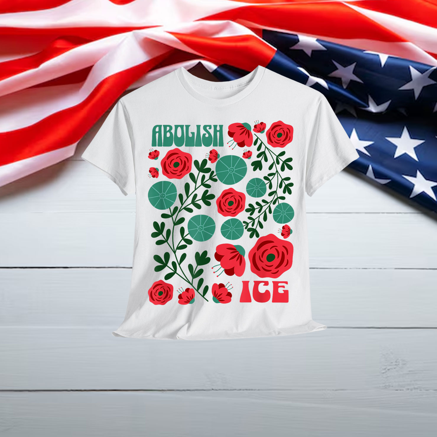Abolish ICE Subtle Protest T-Shirt