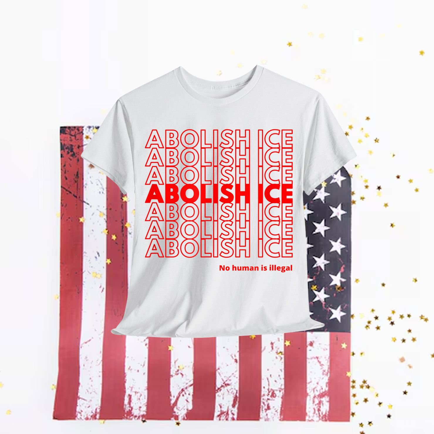 Abolish ICE Thank You Have A Nice Day Shopping T-Shirt