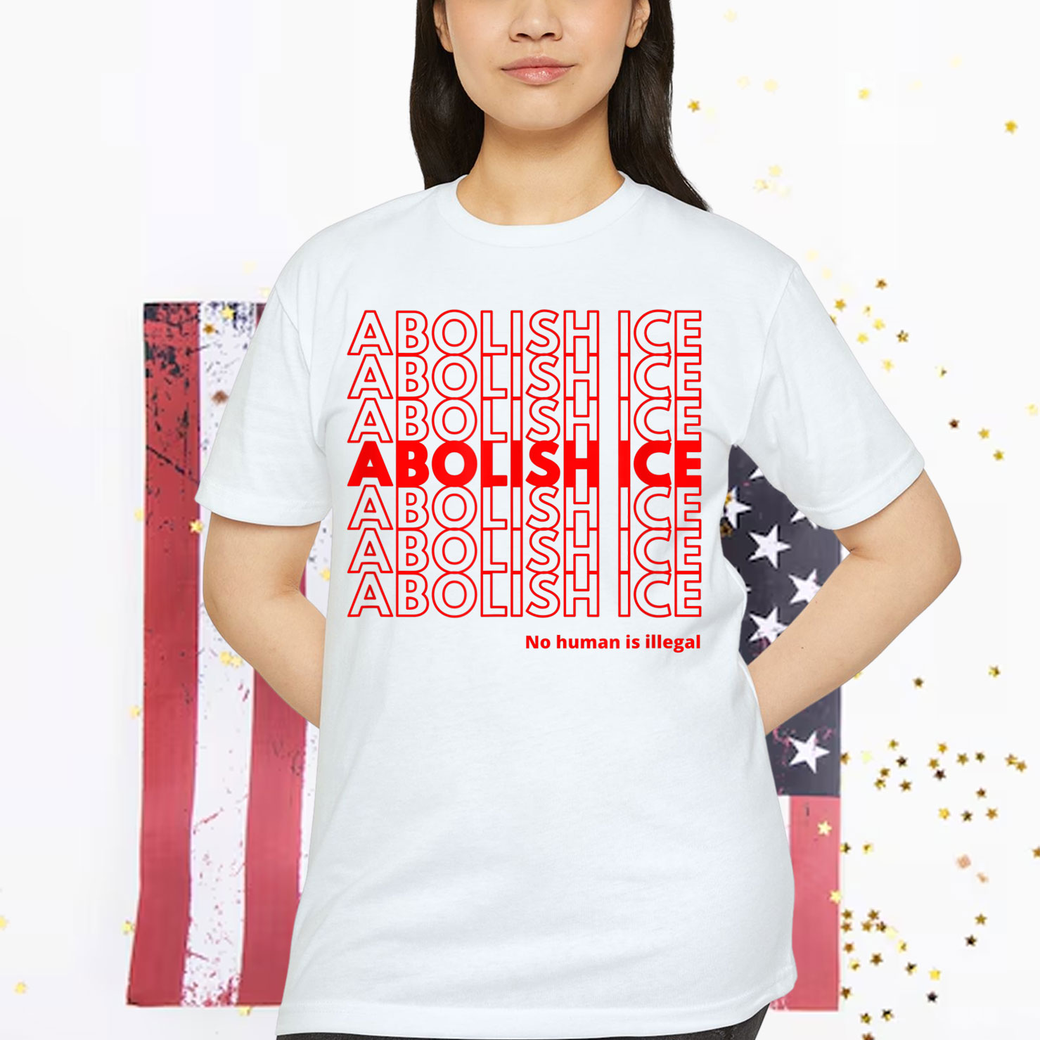 Abolish ICE Thank You Have A Nice Day Shopping T-Shirt