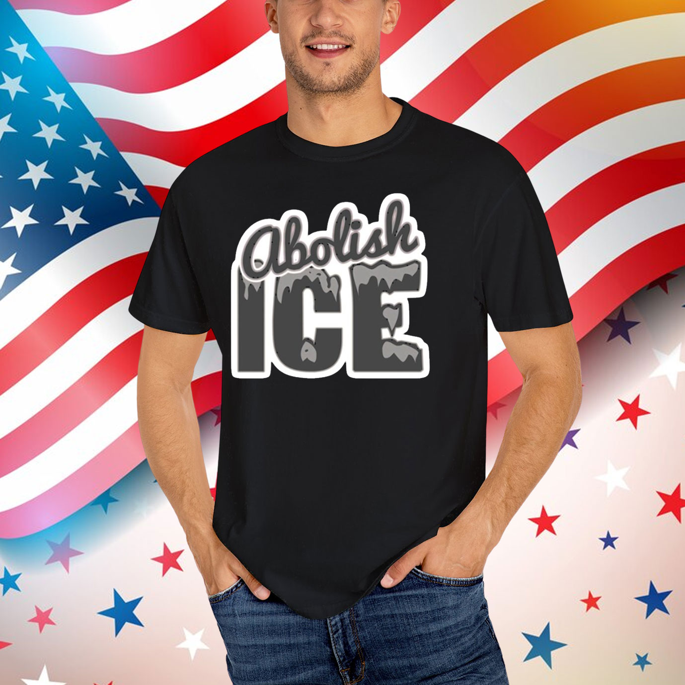 Abolish ICE Unisex T-Shirt No Human Is Illegal