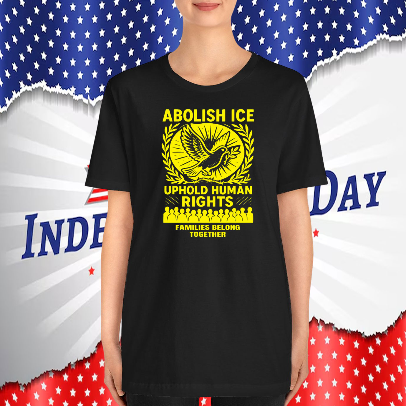 Abolish ICE Uphold Human Rights Families Belong Together T-Shirt