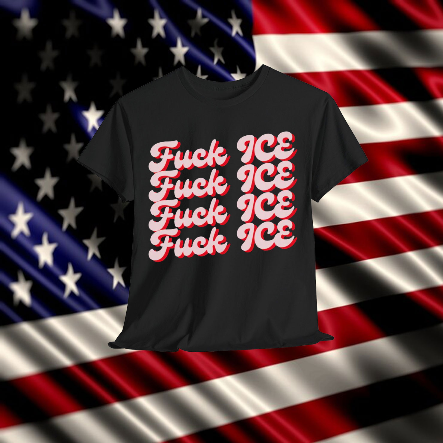 Abolish ICE Fuck Crop T-Shirt