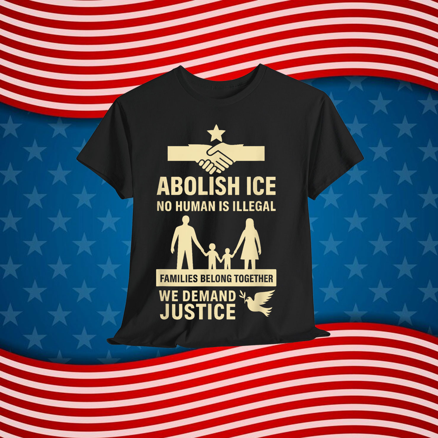 Abolish ICE Refugee Close T-Shirt