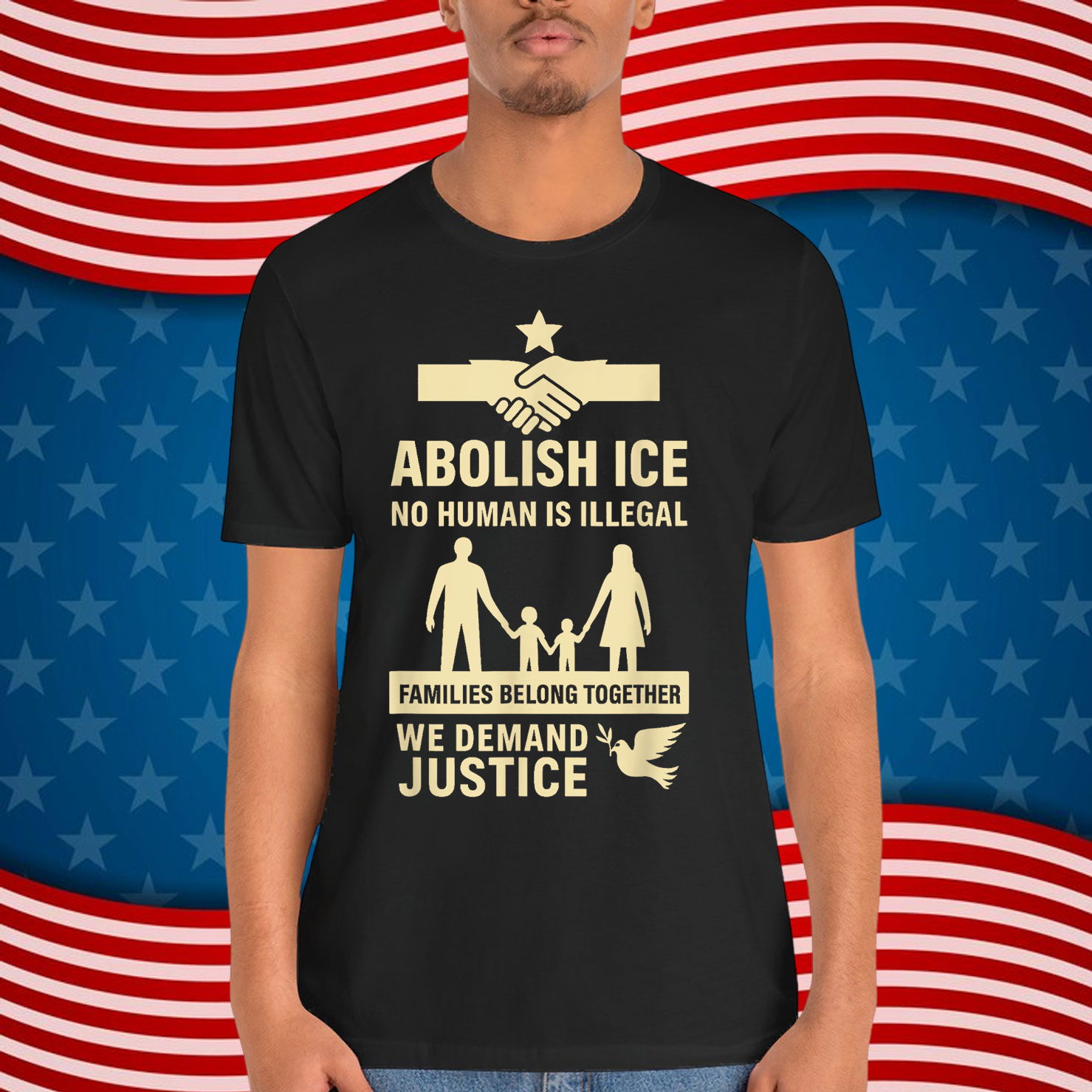 Abolish ICE Refugee Close T-Shirt
