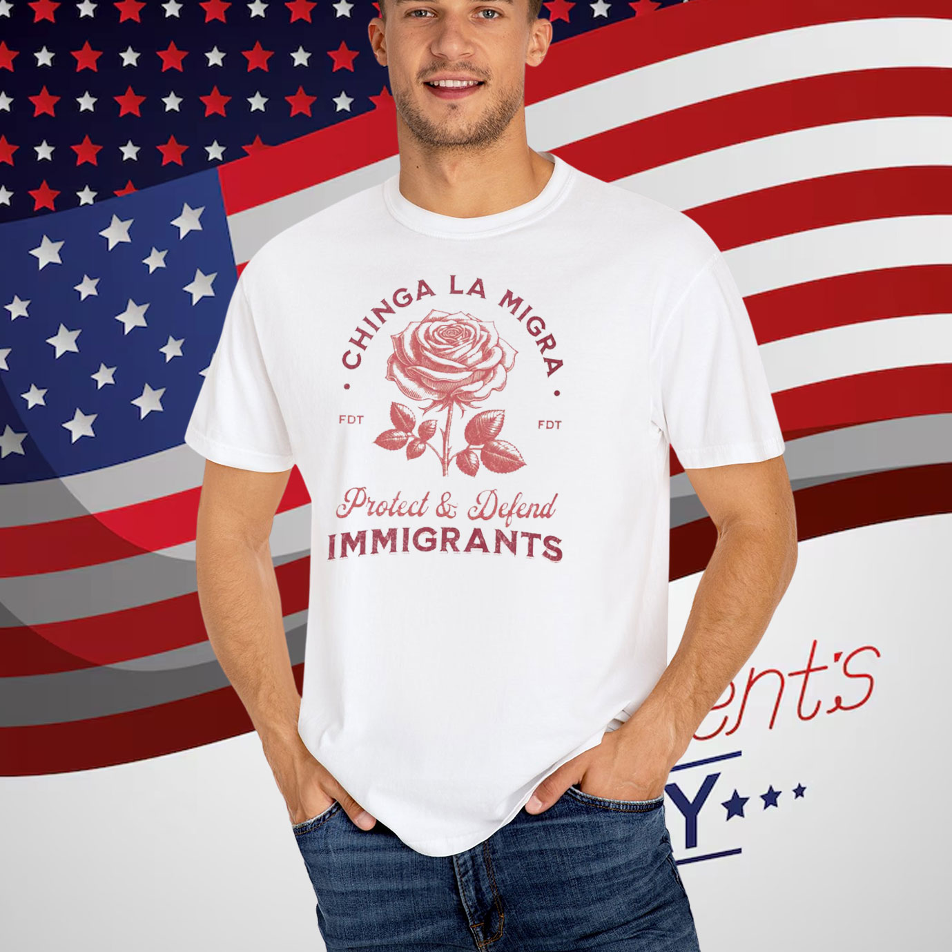 Chinga La Migra T-Shirt Protect & Defend Immigrants