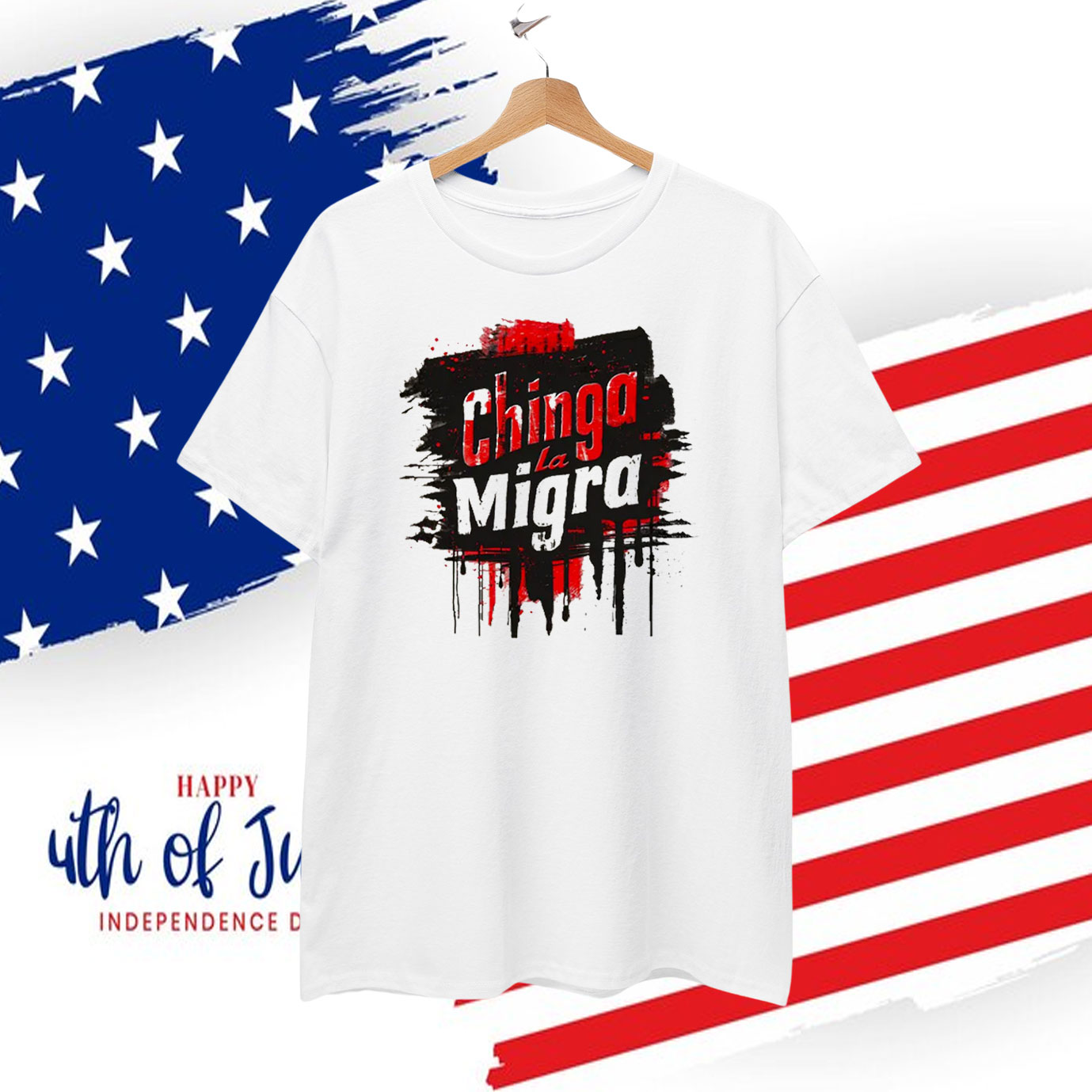 Chinga La Migra Unisex 25 T-Shirt
