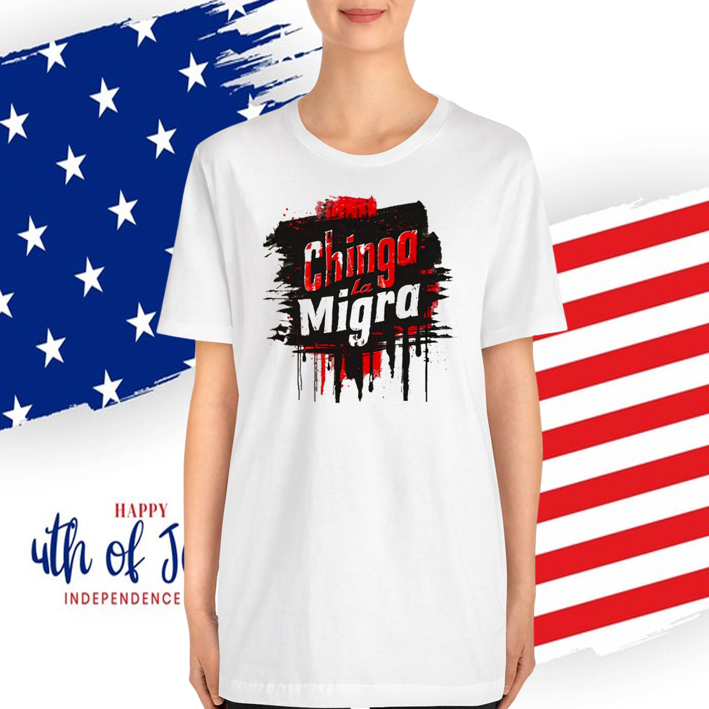Chinga La Migra Unisex 25 T-Shirt