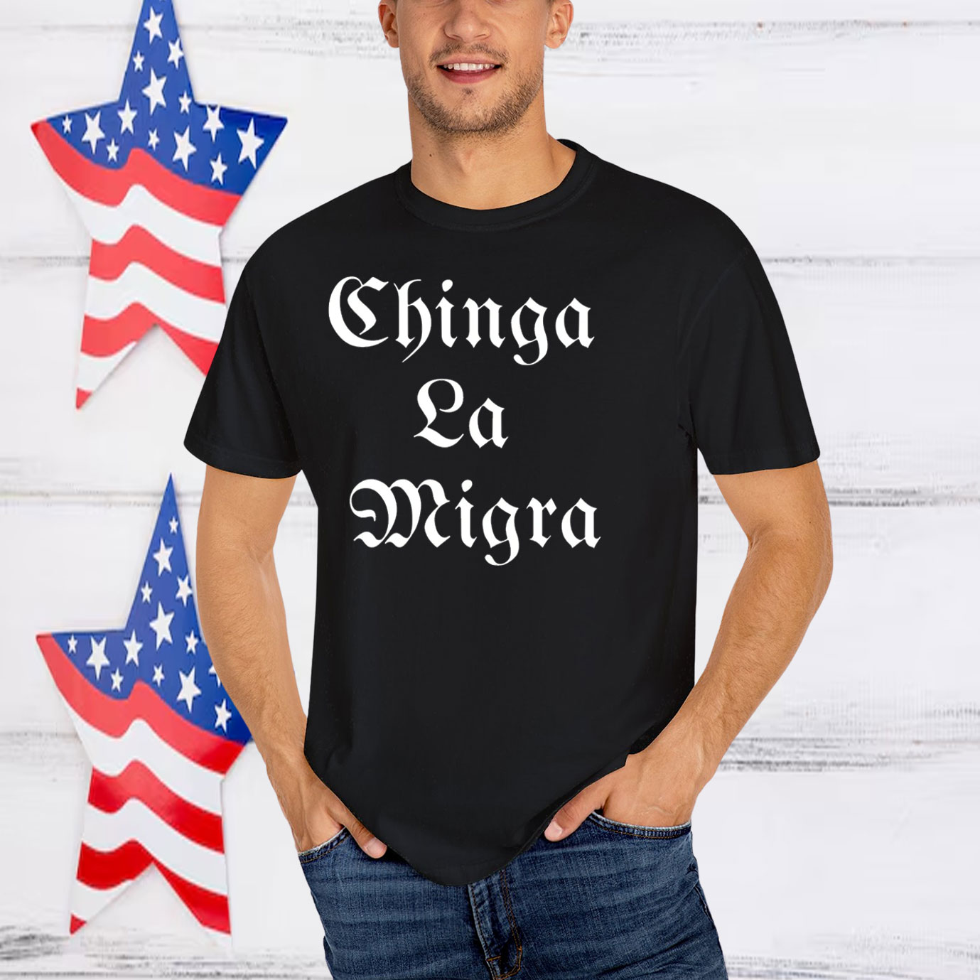 Chinga La Migra Unisex T-Shirts