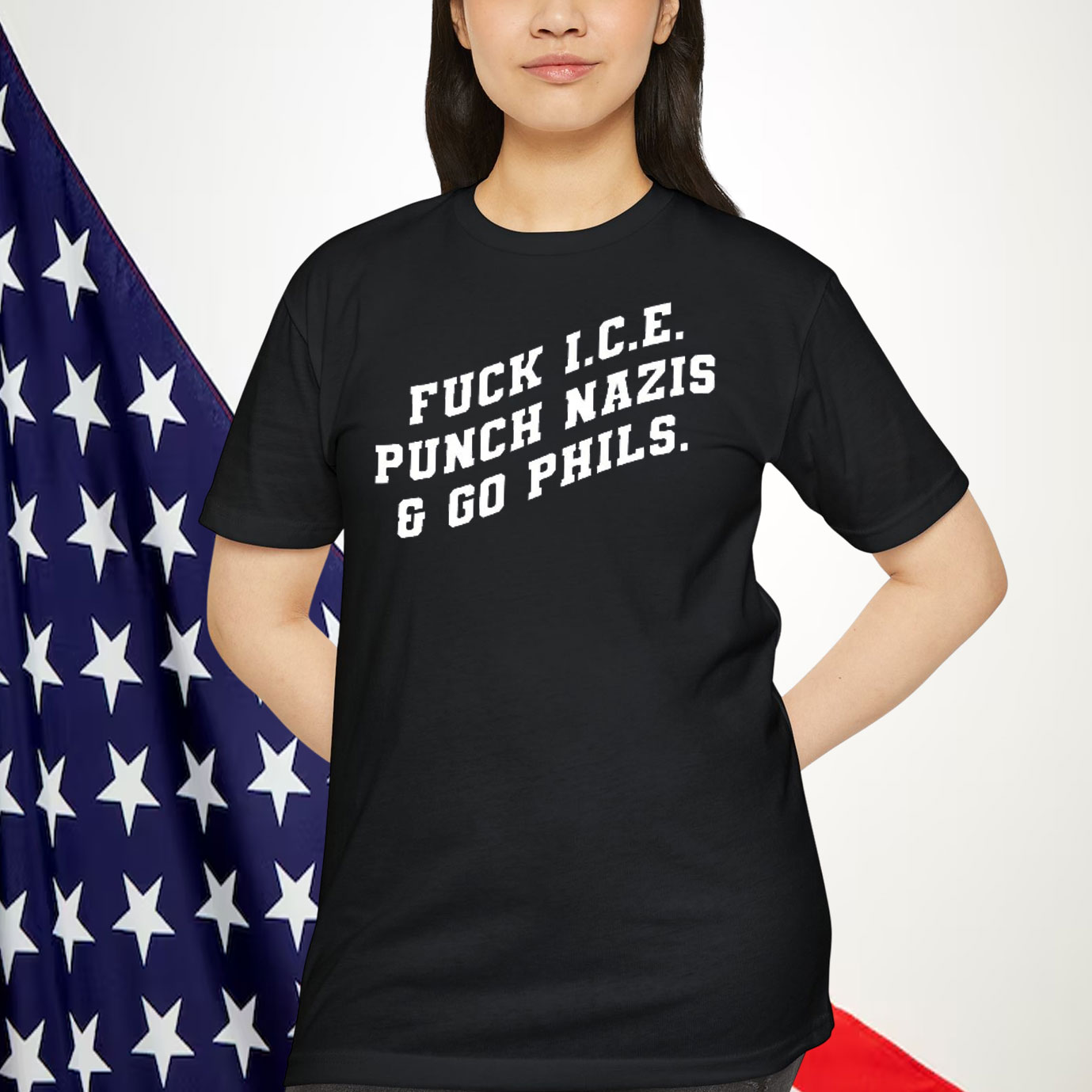 Fuck I.C.E. Punch Nazis & Go Birds Shirt
