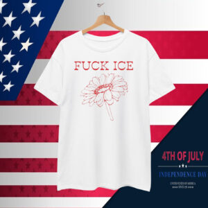 Fuck ICE Flower T-Shirt Abolish ICE