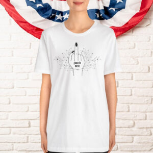Fuck ICE Flower T-Shirt