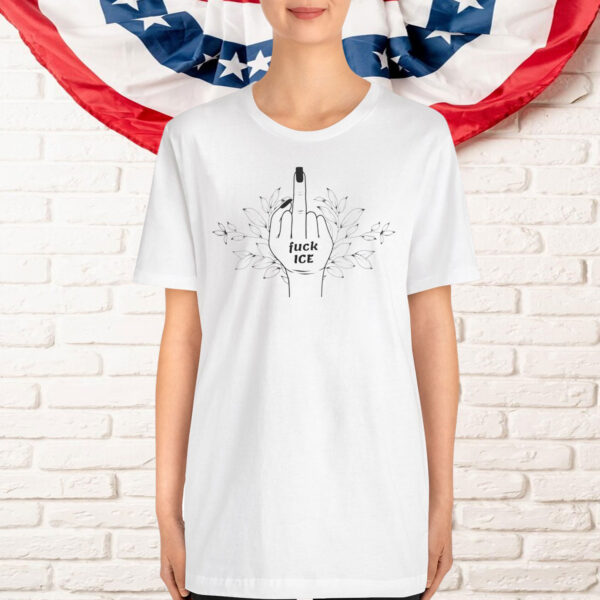 Fuck ICE Flower T-Shirt