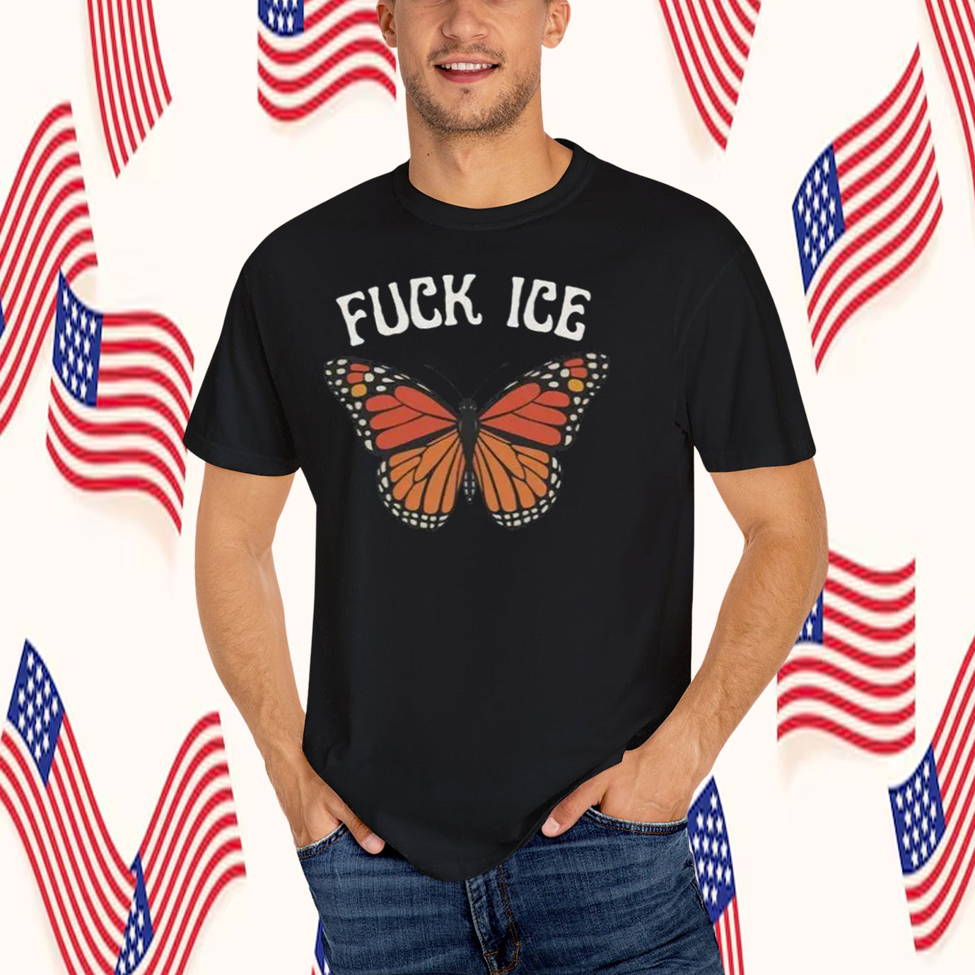 Fuck ICE Unisex T-Shirts No Human Is Illegal