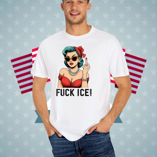 Fuck Ice Middle Fingers T-Shirt