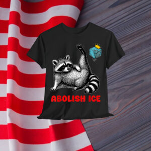 Funny Racoon Retro Anti ICE T-Shirt