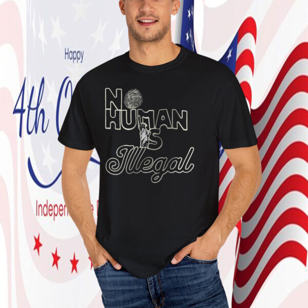 No Human Is Illegal T-Shirt Abolish ICE