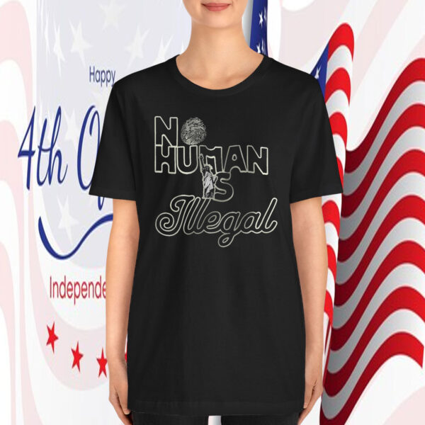 No Human Is Illegal T-Shirt Abolish ICE