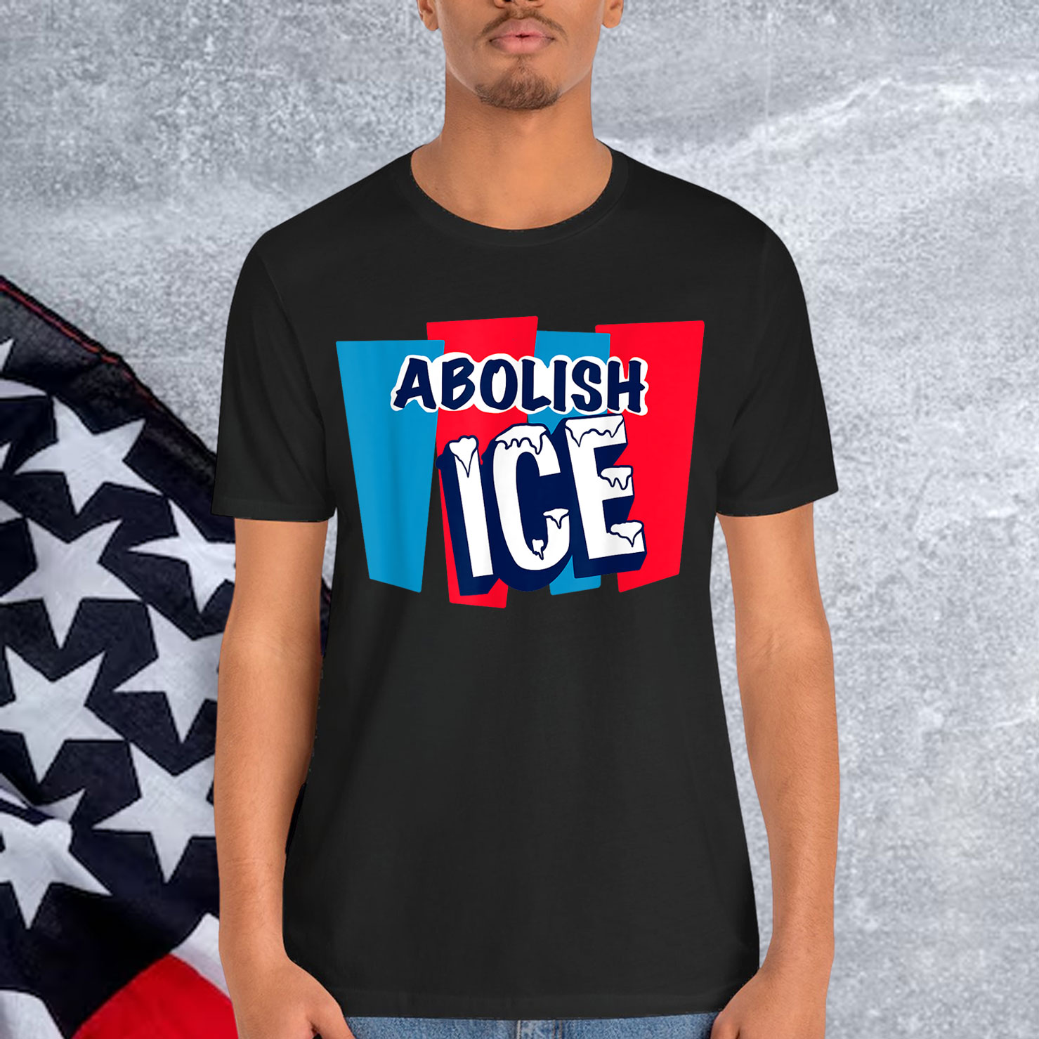 Retro Abolish Ice Pro Immigration Rights Refugees T-Shirt